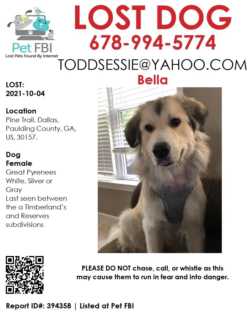 Lost dog in Dallas, GA, 30157
