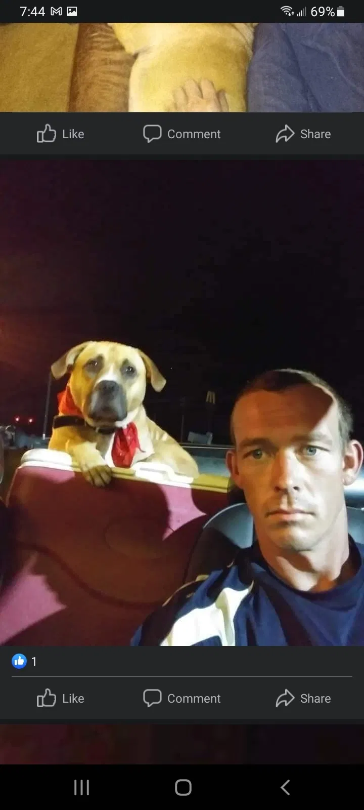 Lost dog in Winnsboro, SC, 29180