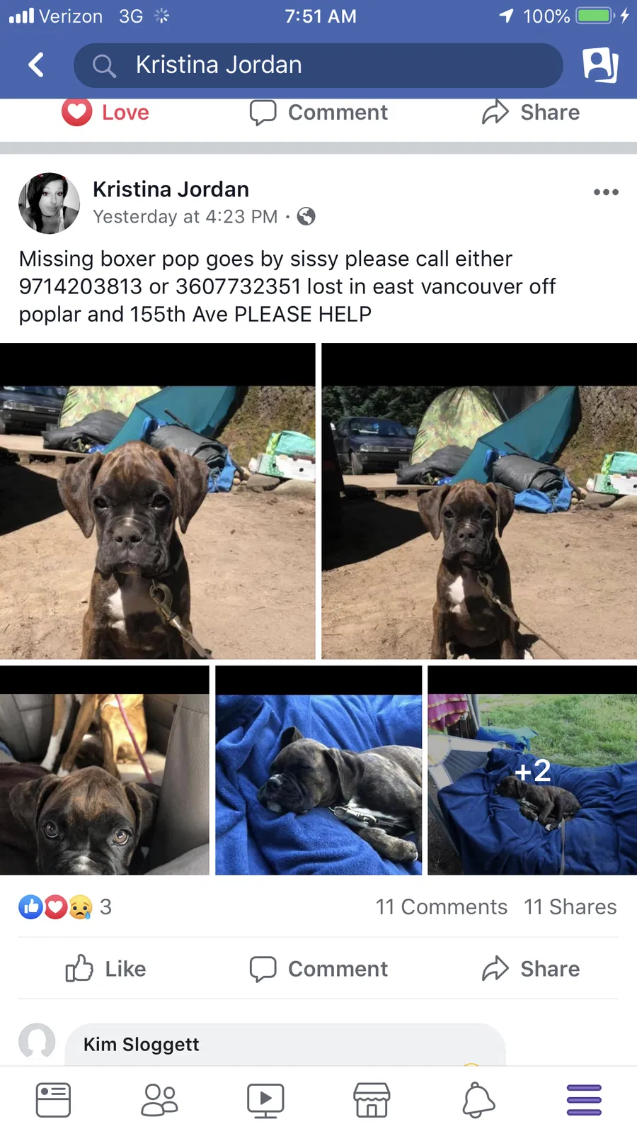Lost dog in Vancouver, WA, 98682