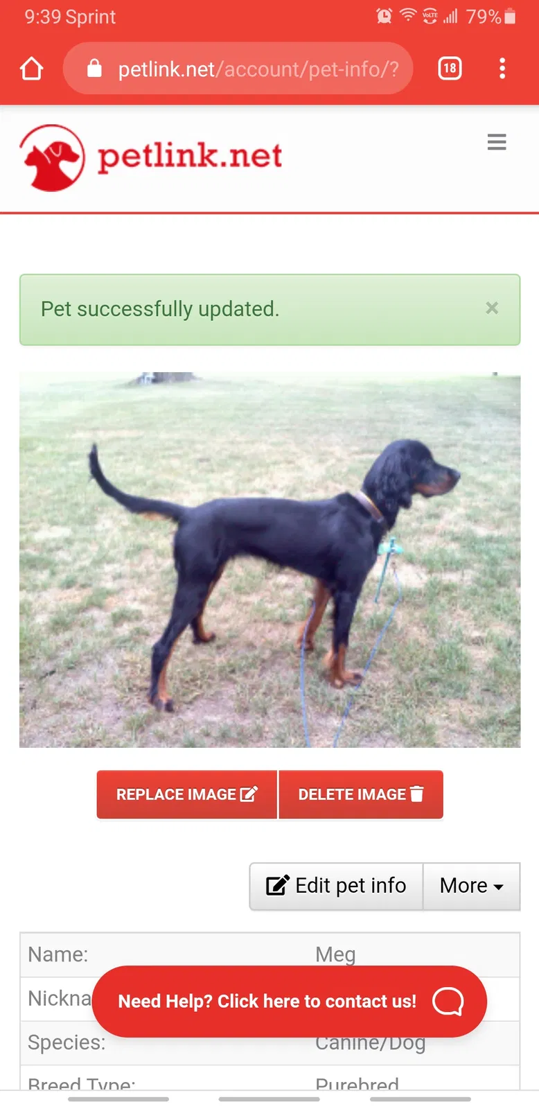 Lost dog in Onalaska, WI, 54650