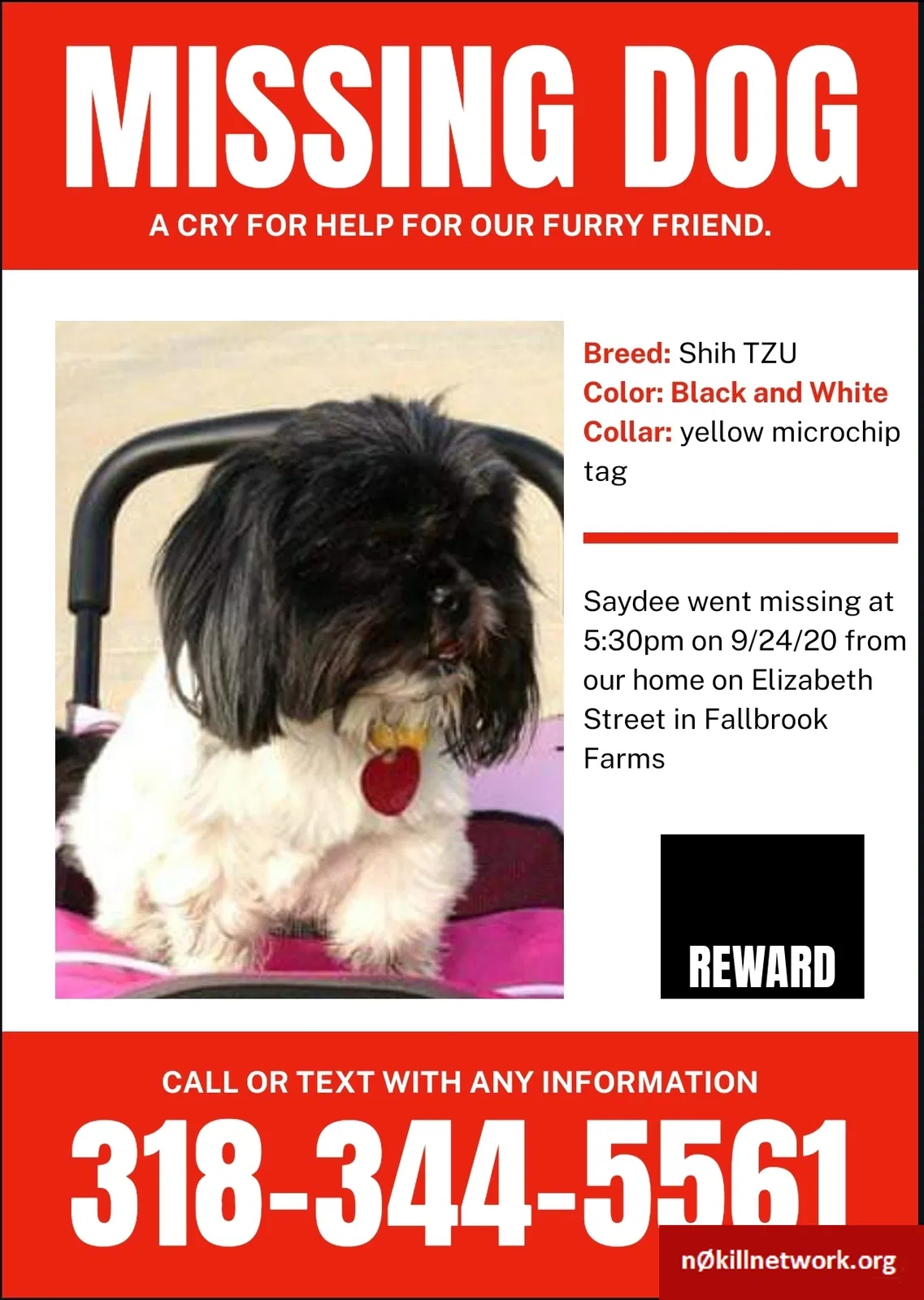Lost dog in Brighton, CO, 80602
